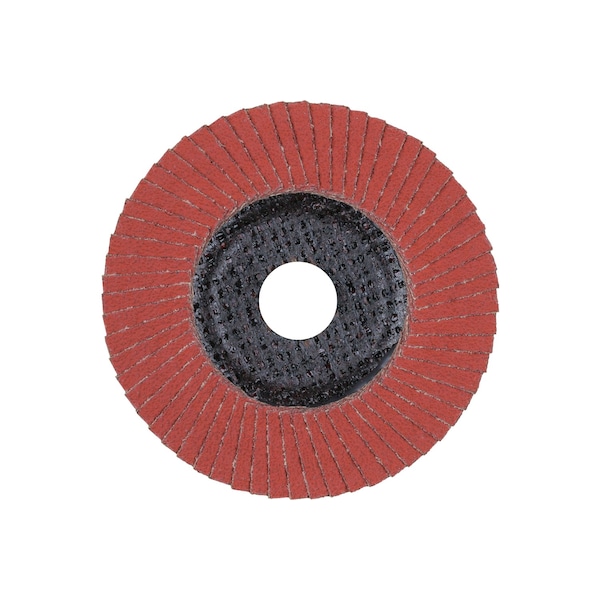 4-1/2 X 5/8-11 Thd. POLIFAN® Flap Disc - A-COOL SG INOX+ALU, Aluminum Oxide, 60 Grit, Flat